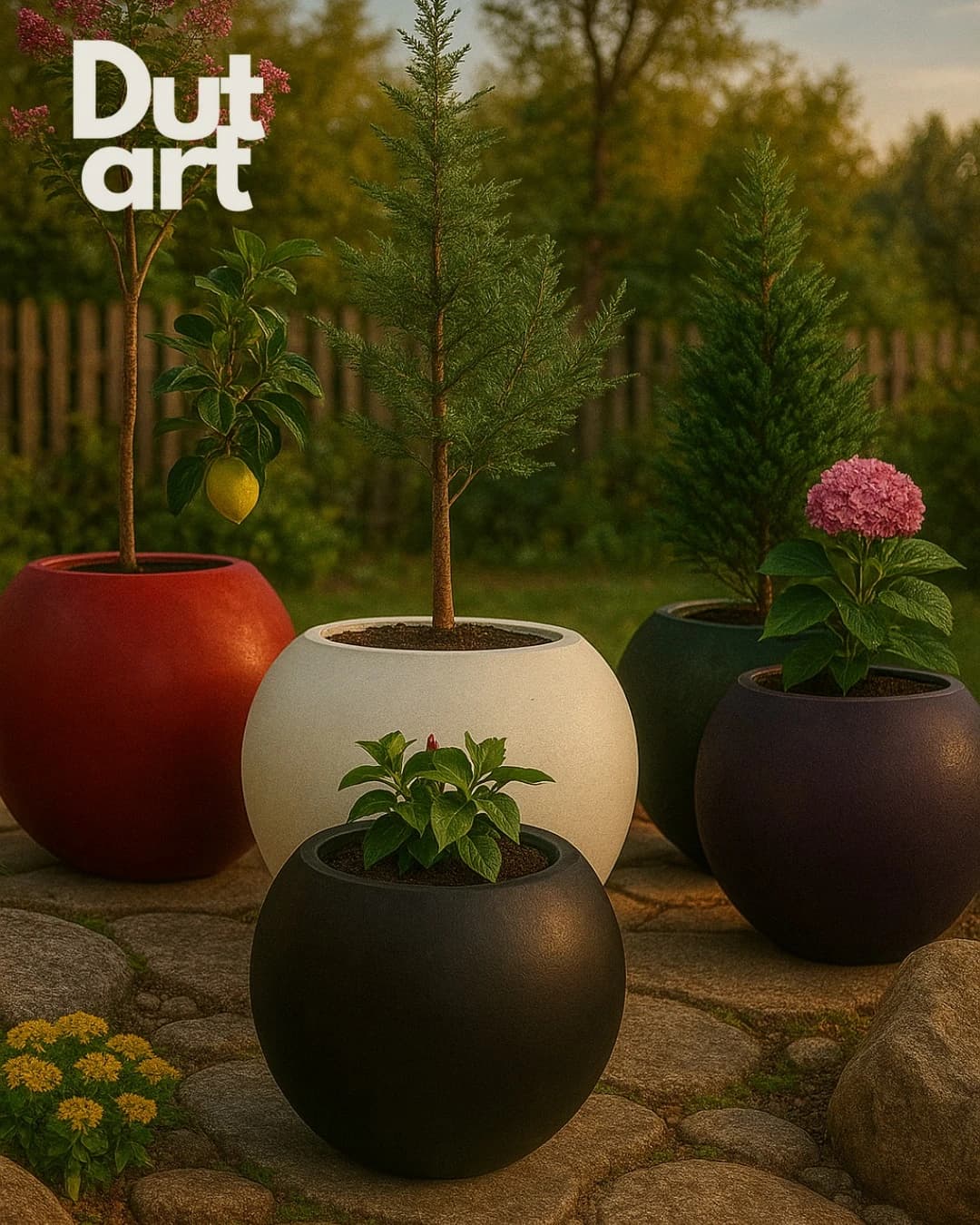 Fiberglas Saksı Modelleri