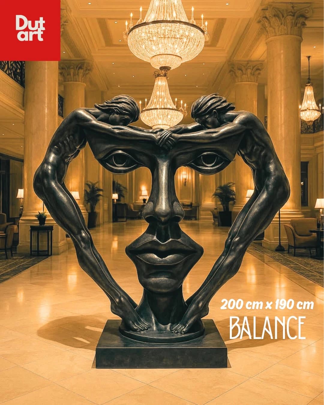 Balance” heykeli, içsel huzuru ve yaşamın ince dengesini